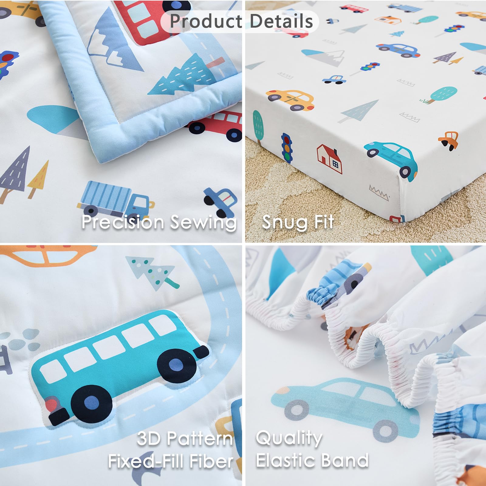 NacoMoco microfiber close-up shows soft breathable fabric for baby skin