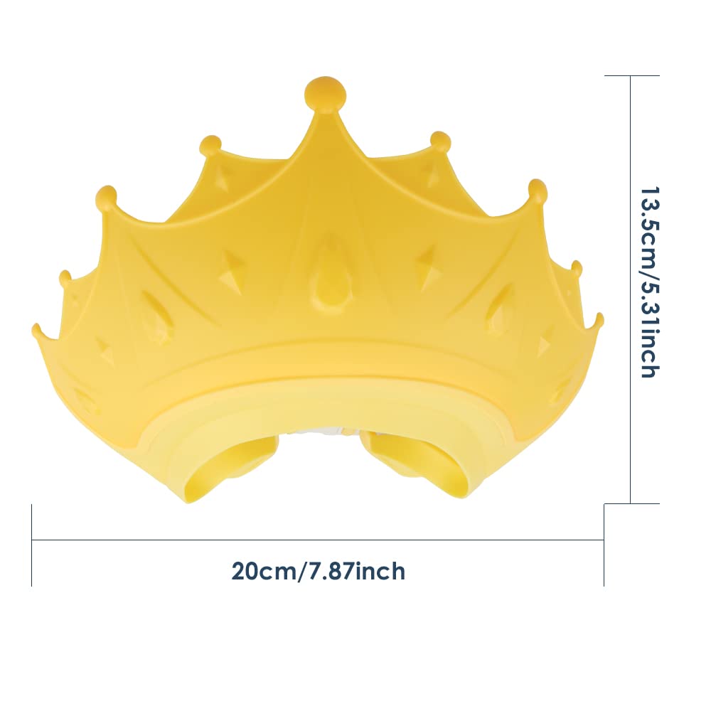 NAIHOD yellow shower cap enhances bath time visibility and fun.