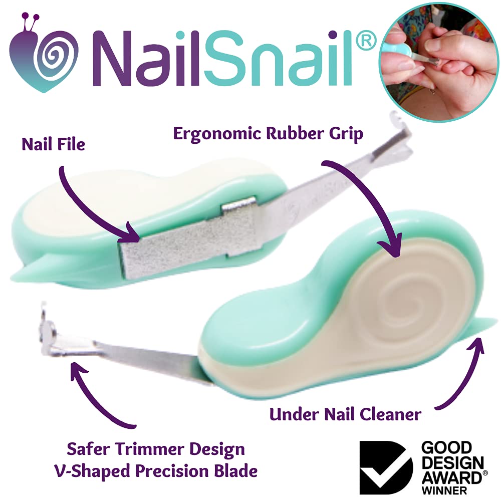 Nail Snail baby nail file designed for tiny nails