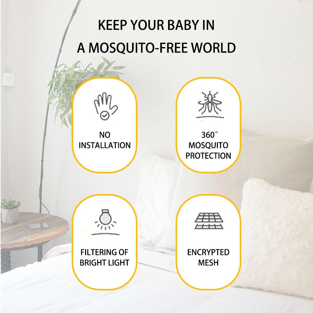 Nakazawa foldable blue mosquito net stores easily between uses