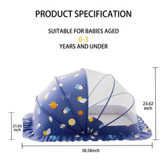 Nakazawa mosquito net for stroller blue foldable design for travel and protection