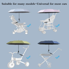 Removable clamp attachment shown for quick stroller mounting.