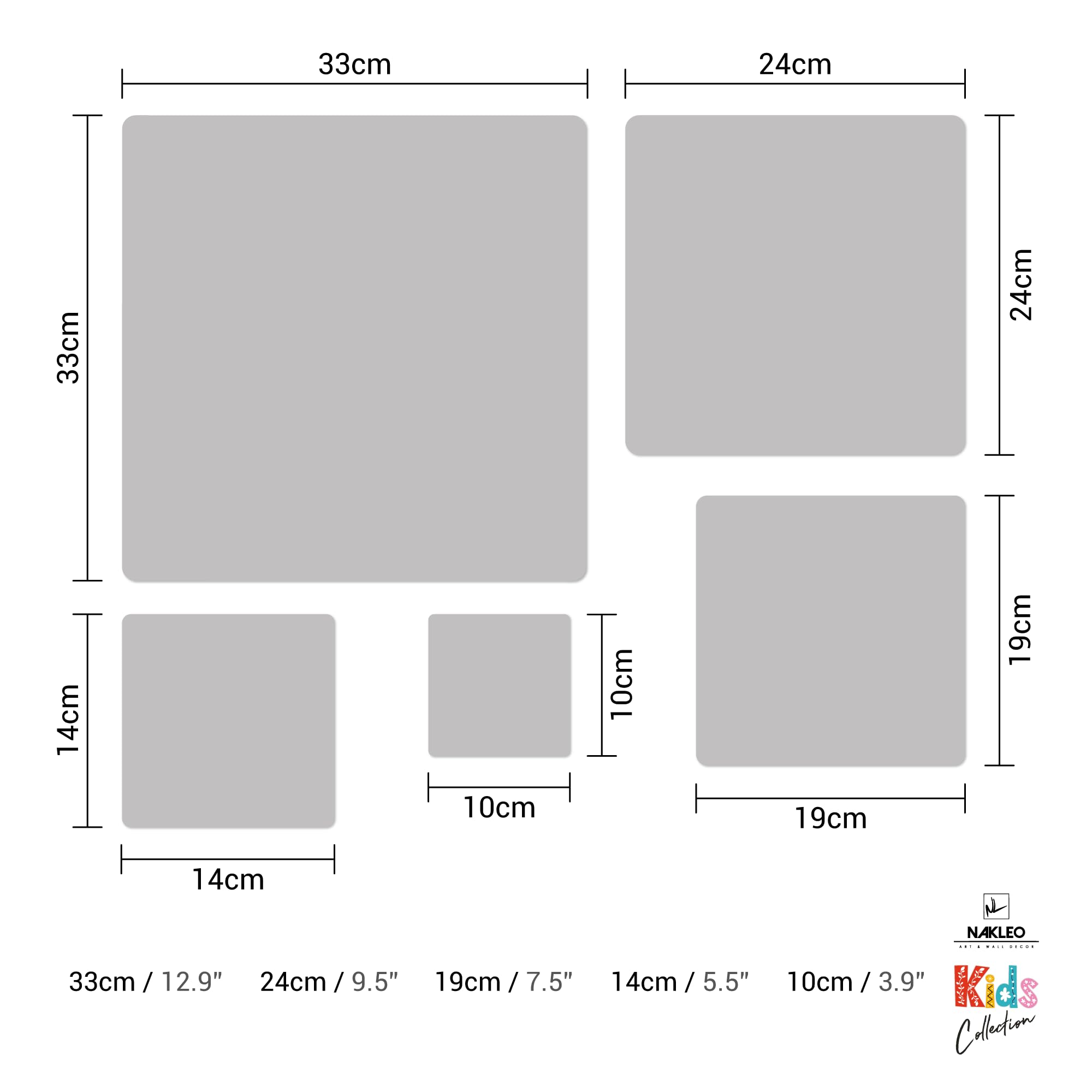 Nakleo teddy bear stencil 34x34 template for large scale decor
