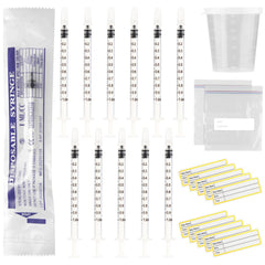 Nakyegop colostrum syringe kit with 50 pieces for precise sample collection.