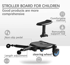 Naniruok compact storage on the stroller handle keeps elements tidy.