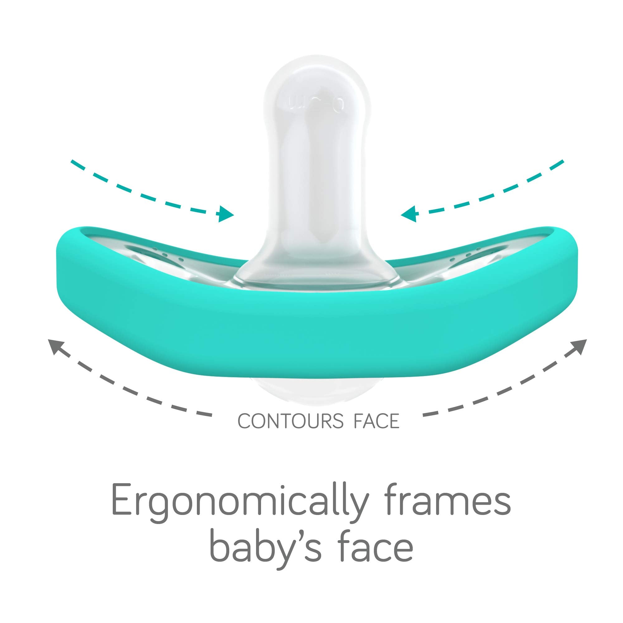 Nanobébé BPA- and phthalate-free pacifier uses safe materials for peace of mind.