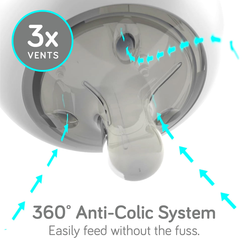 Nanobébé bottle for pumping, storing, warming, and feeding—simplifying busy routines.