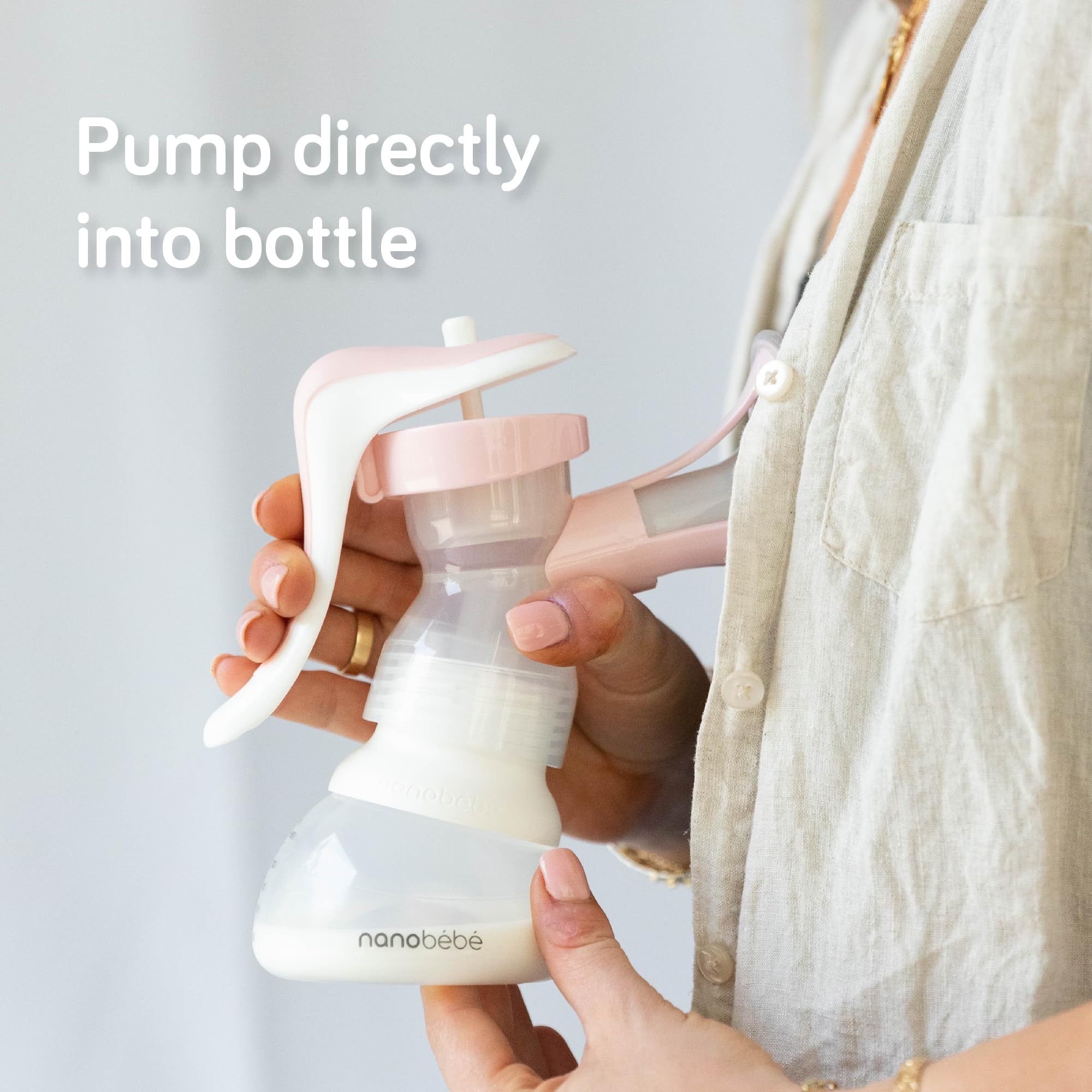 Nanobébé bottle preserves breastmilk nutrients during storage and warming for nourished feeds.
