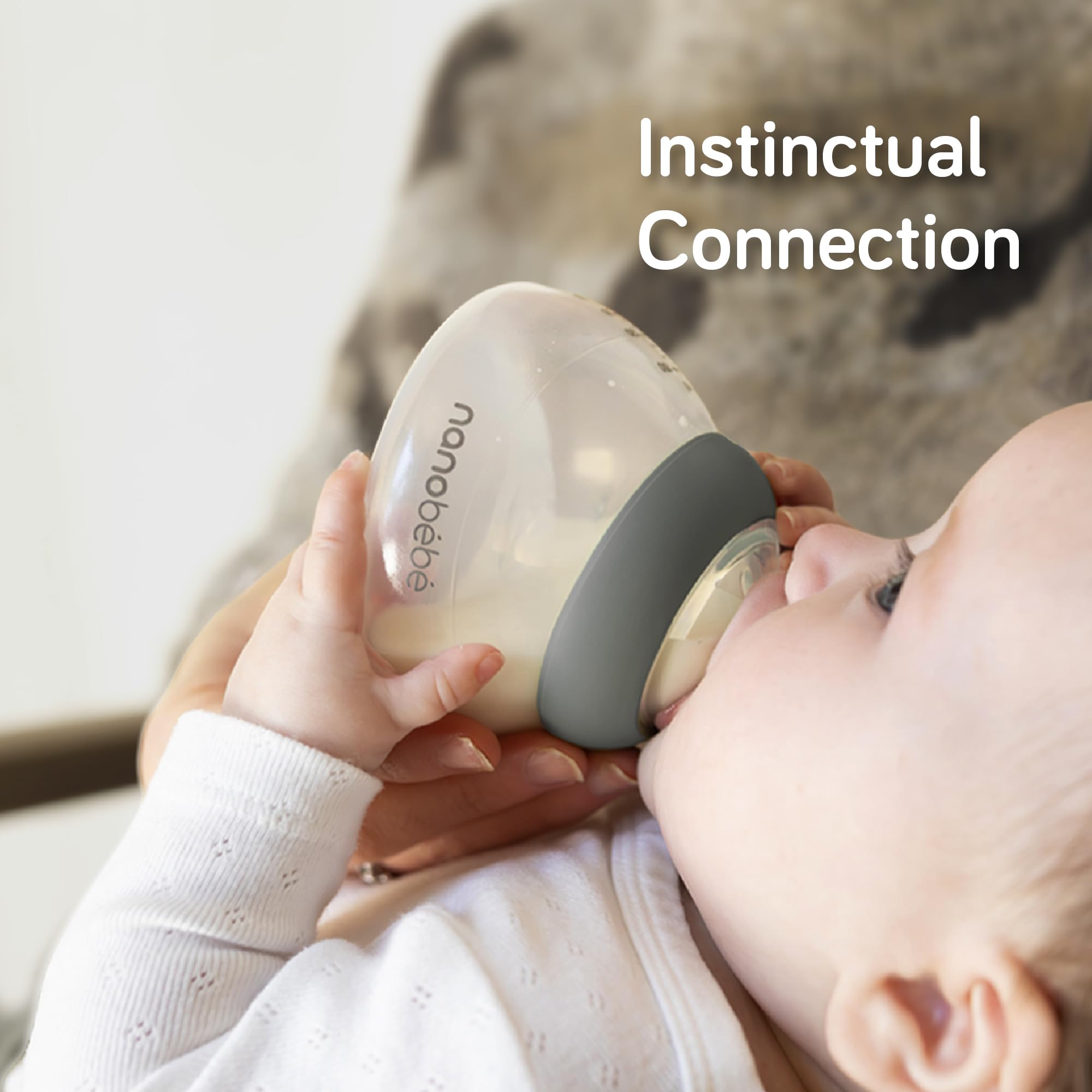 Nanobébé bottle made from safe materials for peace of mind.