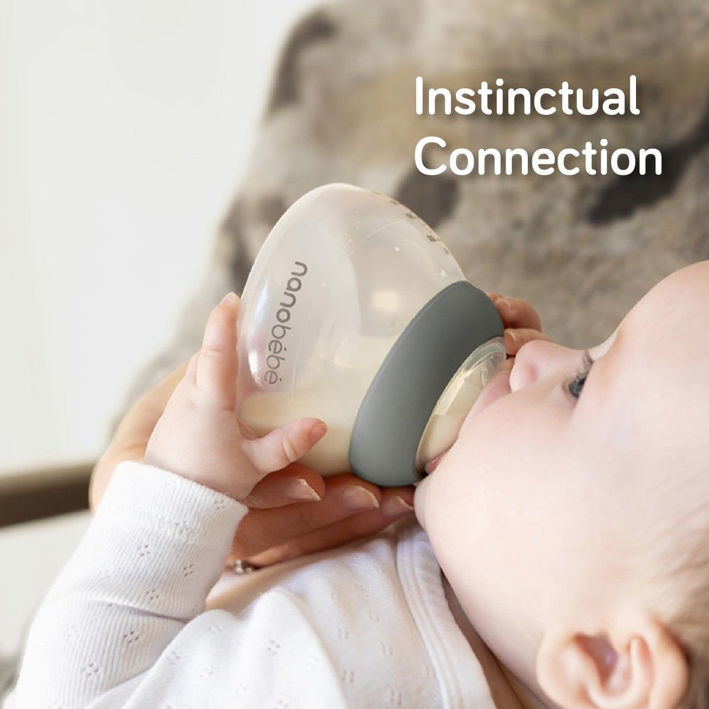 Nanobébé bottle made from safe materials for peace of mind.