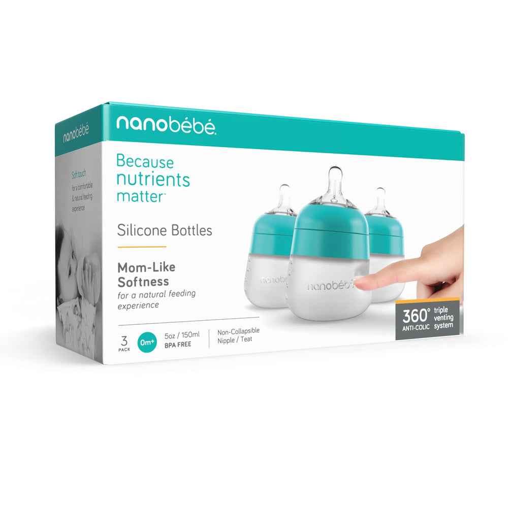 Nanobébé Flexy all-stages use suits newborns to toddlers.