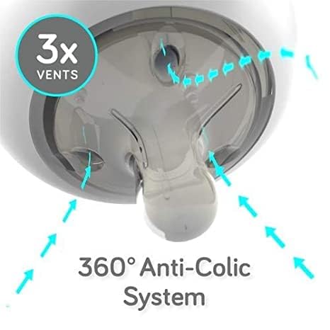 Nanobebe Flexy bottle shows clear volume scale to monitor intake