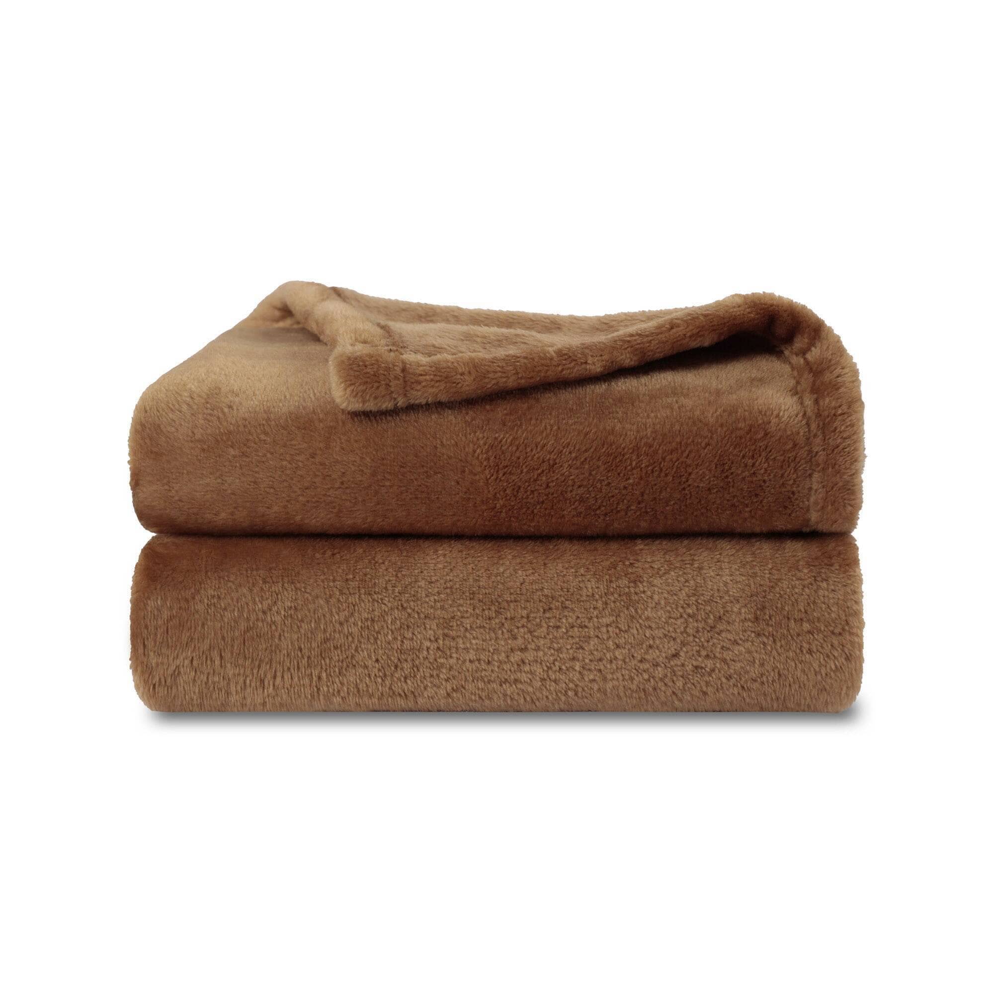 NANPIPER baby blanket front view highlights ultra-soft fleece for cozy snuggles
