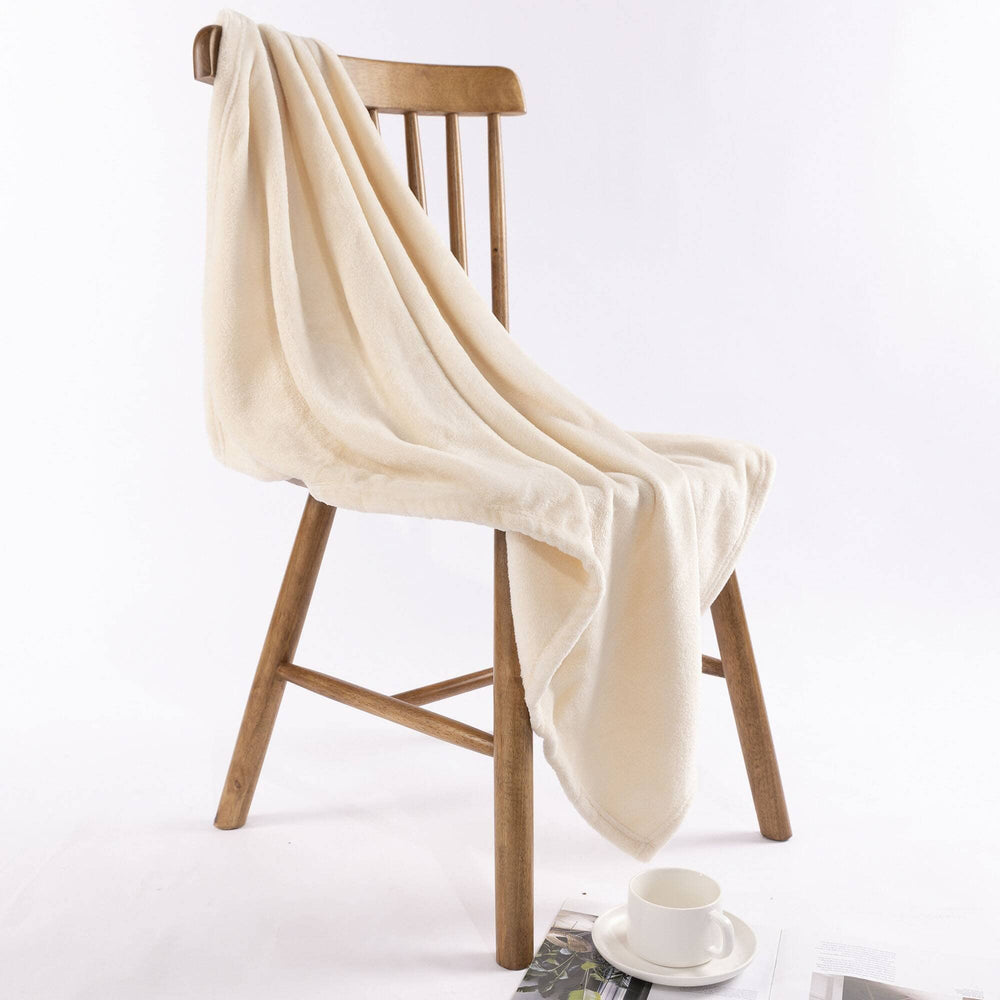 NANPIPER baby blanket reversible plush for dual textures and comfort