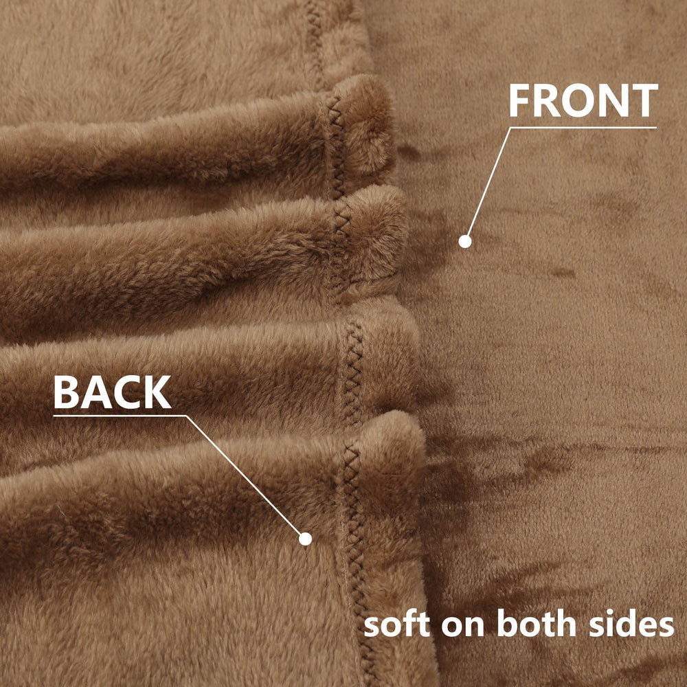 NANPIPER baby blanket microfiber texture close-up highlights breathable warmth