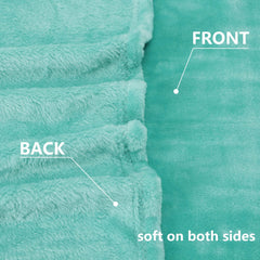 NANPIPER Lake Blue blanket provides lightweight warmth for year-round use