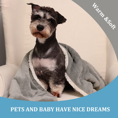 NANPIPER Baby Sherpa Blanket soft fleece texture close view, baby-soft skin