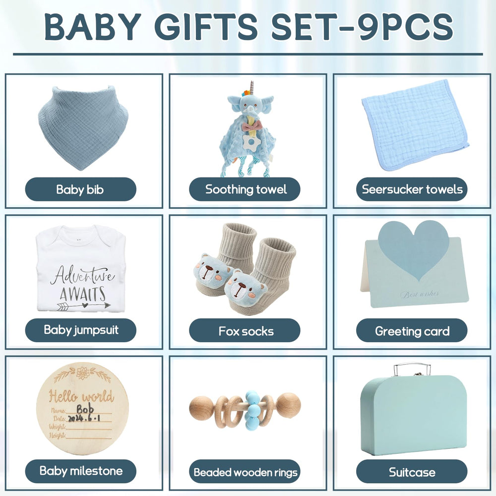 Naozinebi baby gift set triangle-muslin-towel offers gentle drying and breathable coverage.