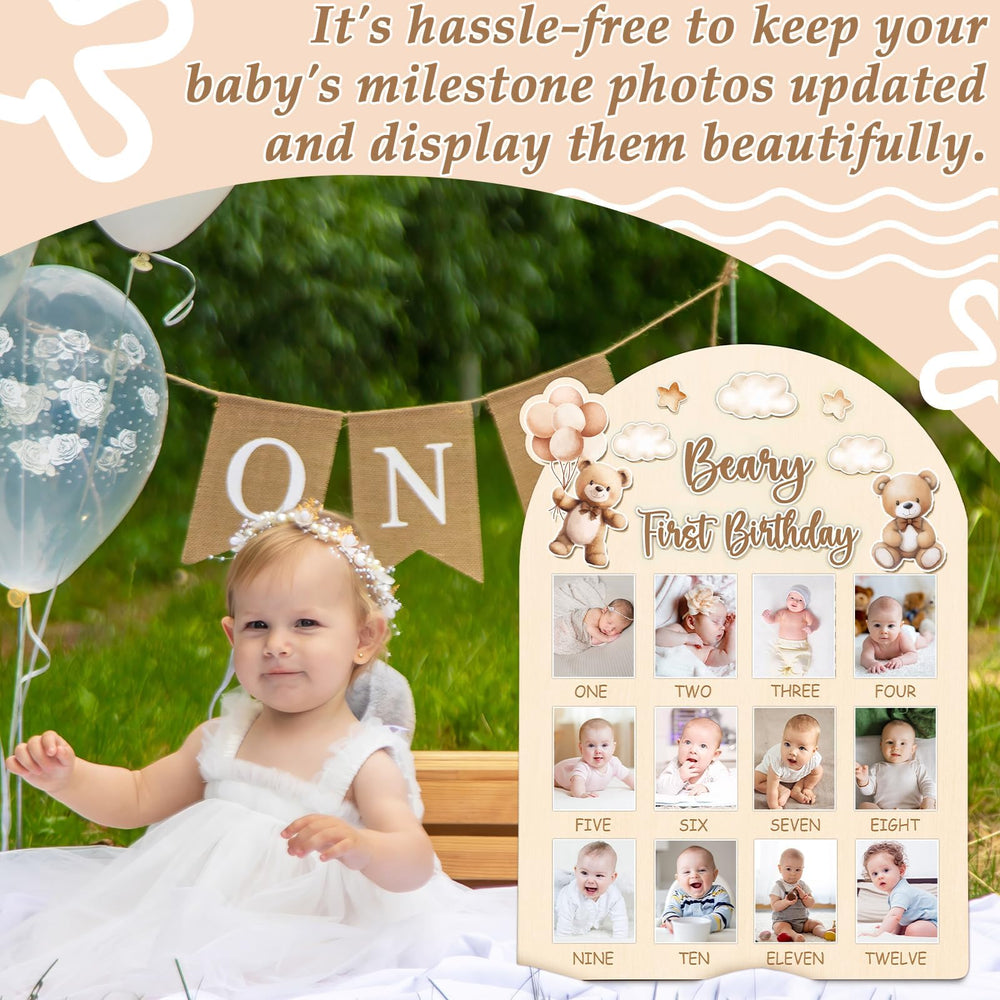 Naozinebi bear-themed party decor perfect for baby showers and birthdays