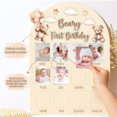 Naozinebi one-year photo banner to capture growth over the year