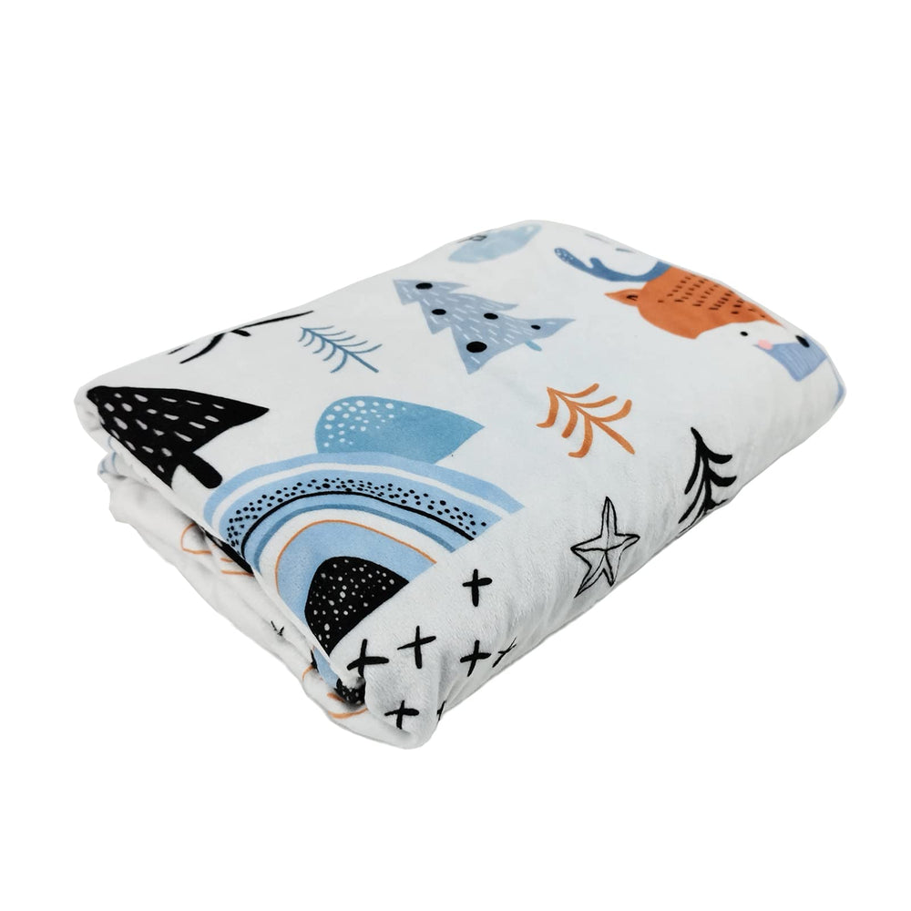 NapCure fox-printed baby blanket supports bedtime routine with warmth