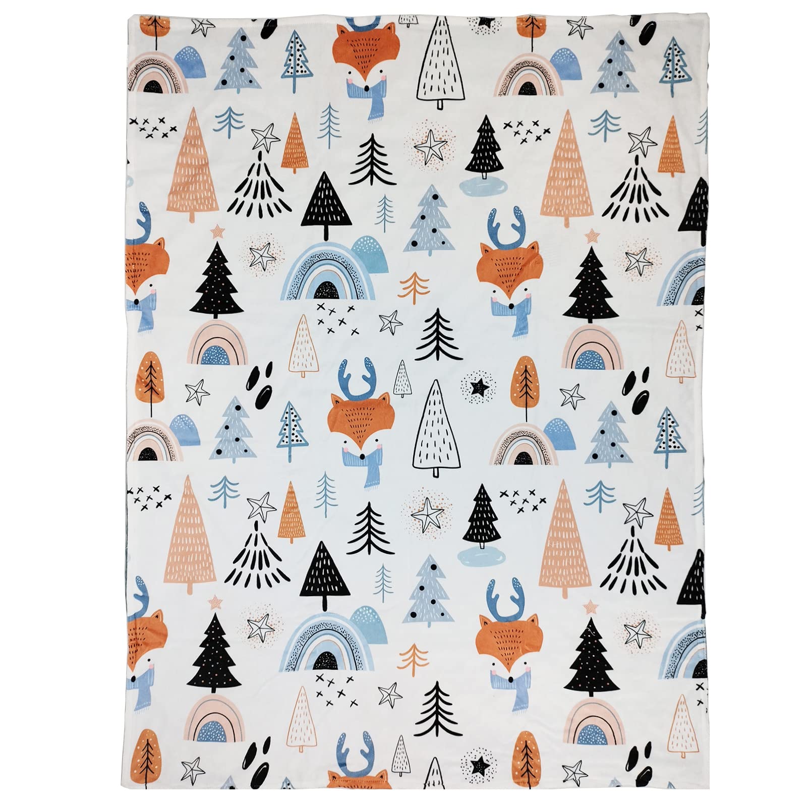NapCure fox-printed baby blanket in stroller for on-the-go warmth
