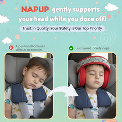NapUp breathable cover and soft foam for all-day comfort.