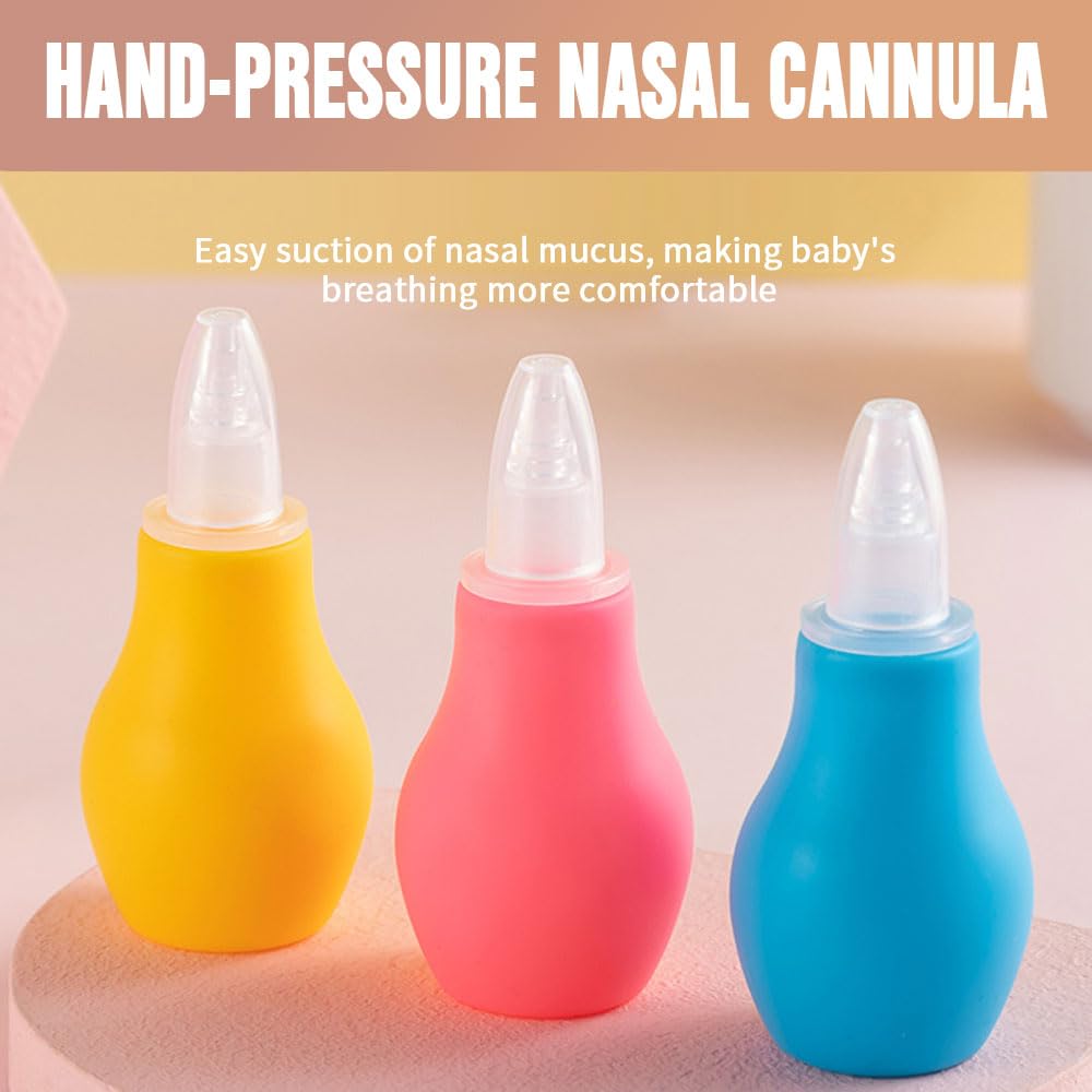 Nasal Aspirator for Baby safe design uses medical-grade silicone and latex-free materials.