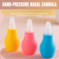 Nasal Aspirator for Baby safe design uses medical-grade silicone and latex-free materials.