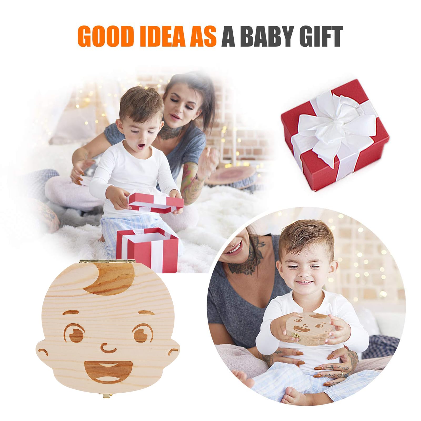 NASHRIO memory box showing smooth edges and dimensions for safety.