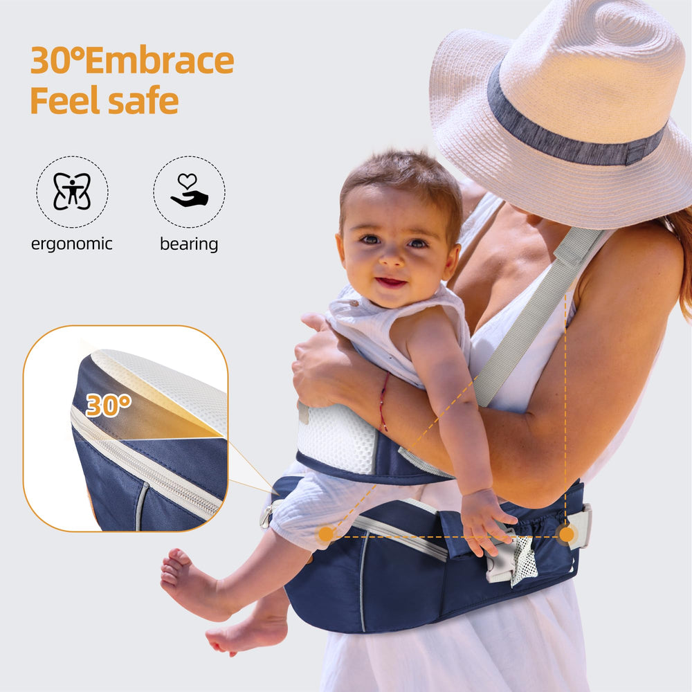 NASSBON safety belt option adds secure support for active days and feeding