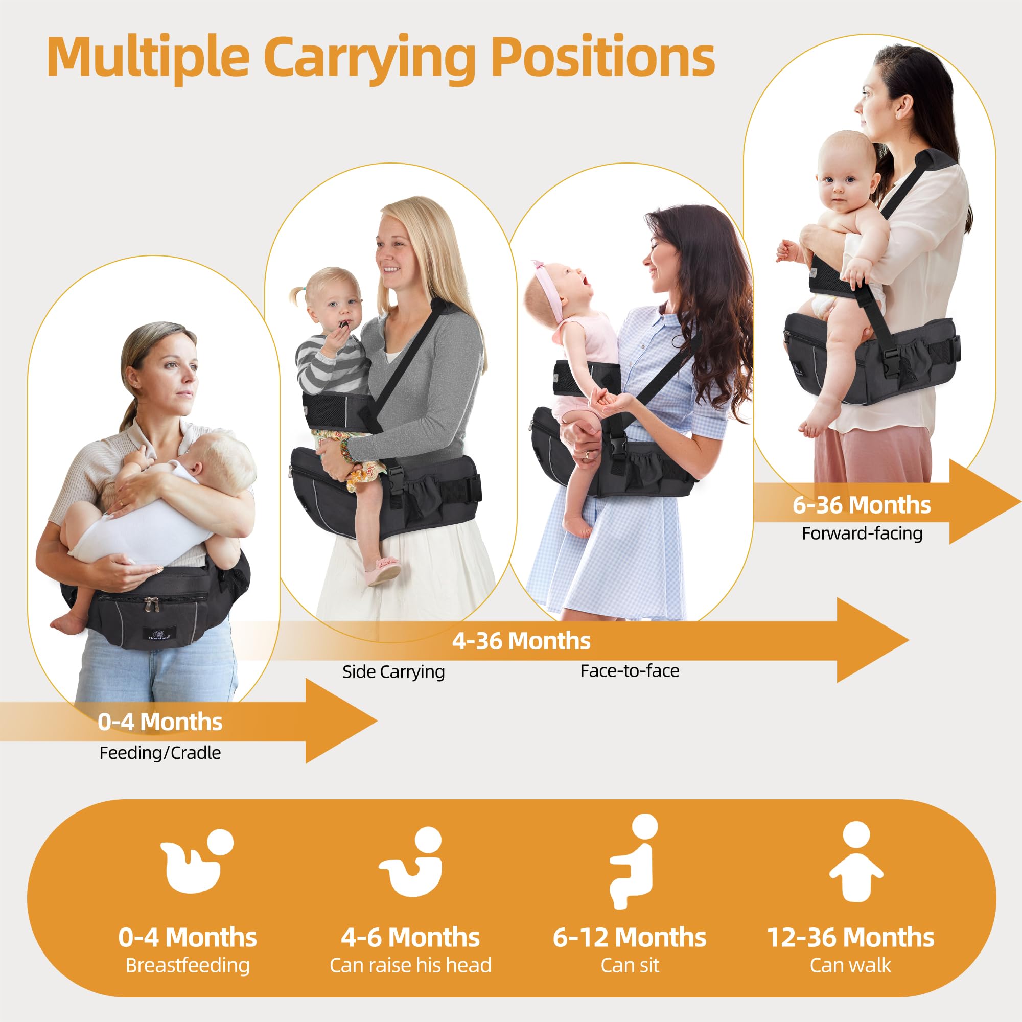 NASSBON portable travel ready carrier demonstrated outdoors