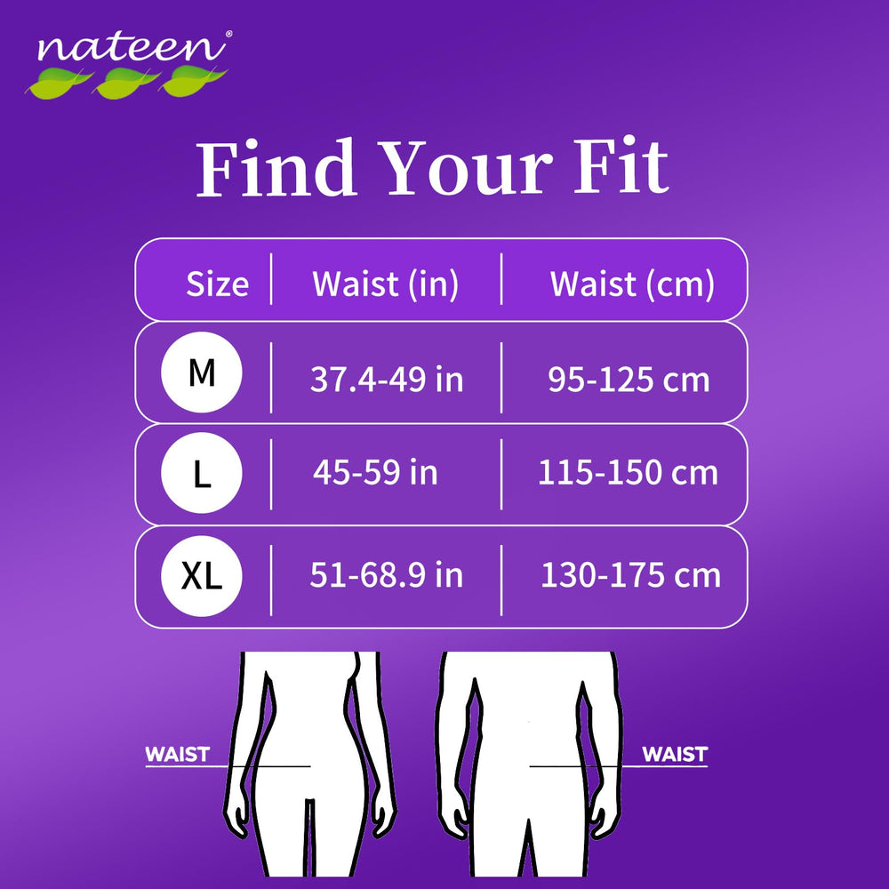 Nateen Combi Ultra wetness indicator signals when a change is needed.