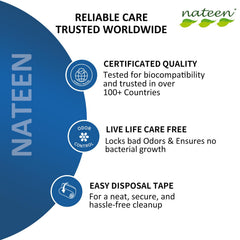 Nateen Flex Maxi XL pull-ups dual leak guards provide extra security.