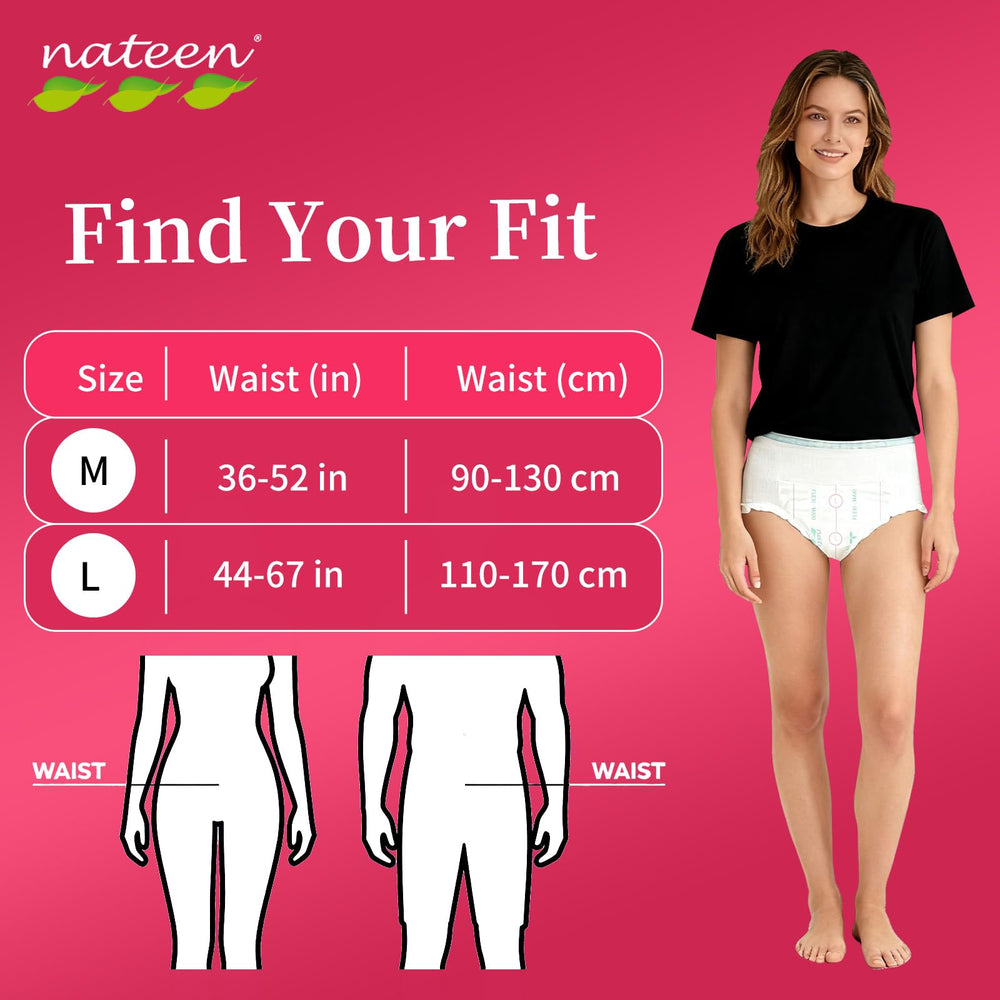Nateen Flex Plus easy-pull-on design resembles regular underwear.