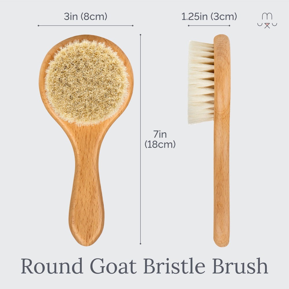 Natemia grooming tool with ergonomic wooden handle for comfortable daily use