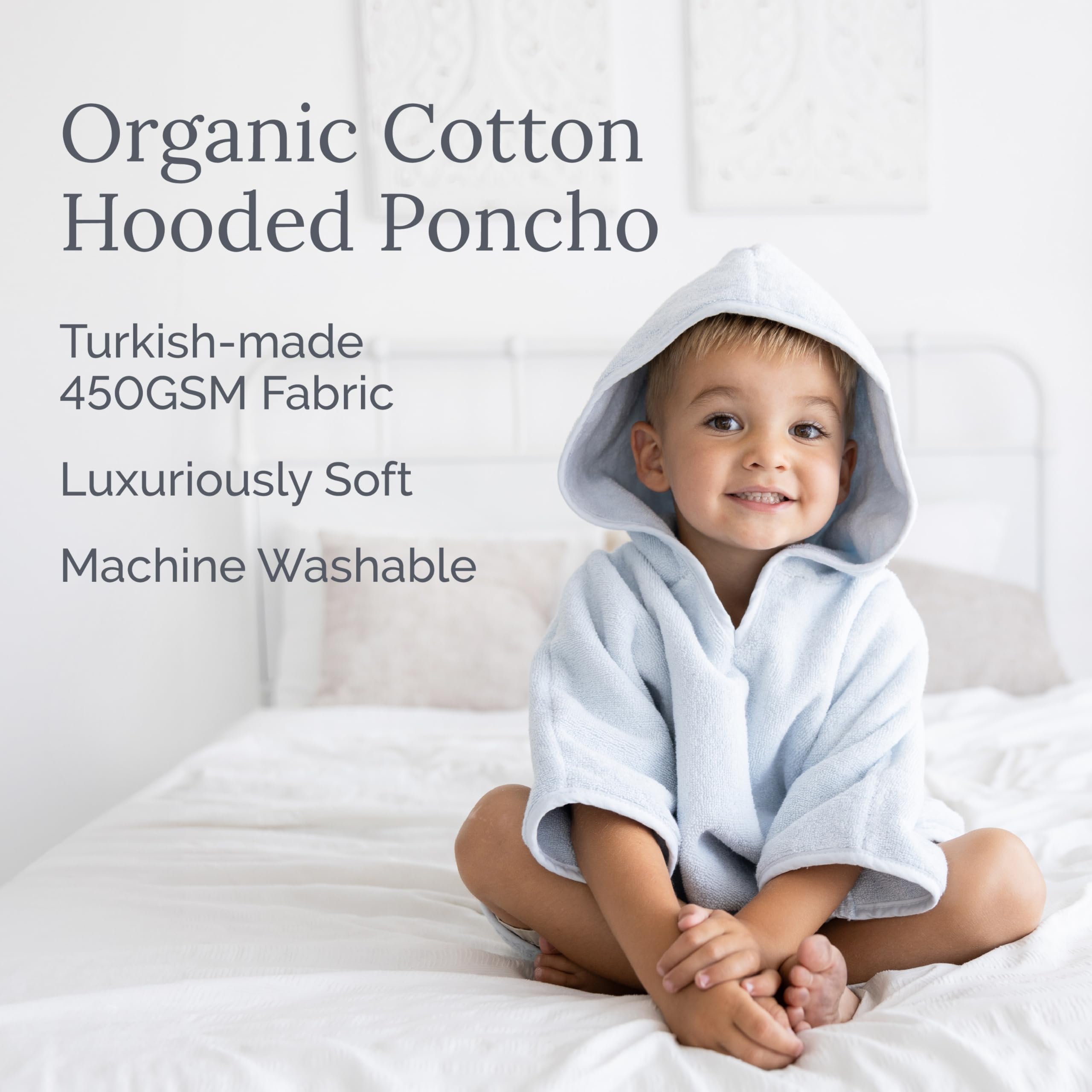 Natemia bath-time hooded wrap for toddlers, roomy and easy to wear