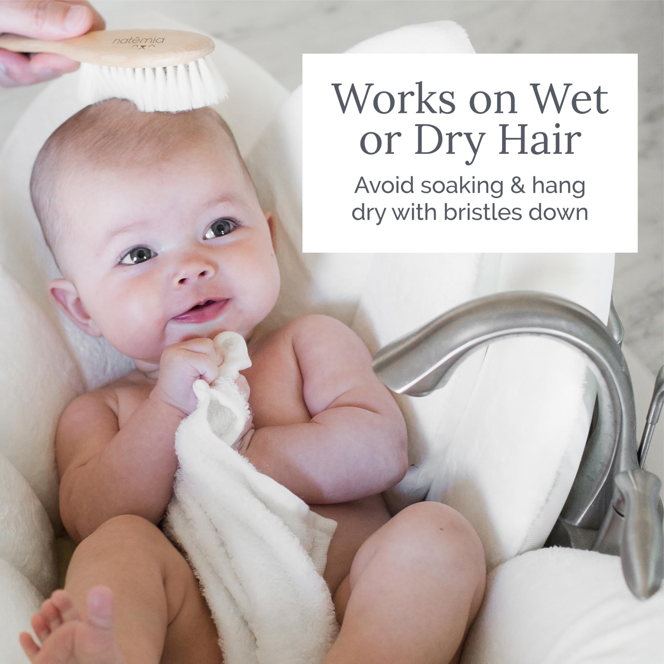 Natemia grooming routine made easy with gentle tools