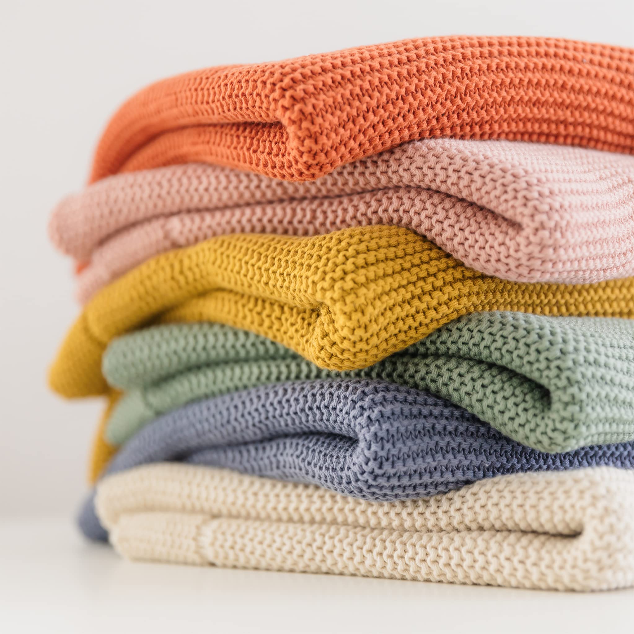 Natemia heirloom-quality knit stays soft wash after wash.