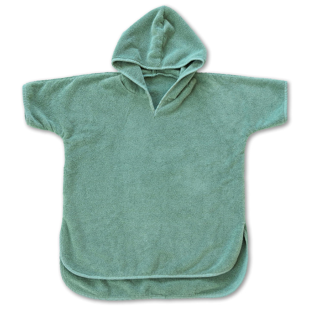 Natemia hooded towel poncho for kids with cozy hood for post-bath warmth