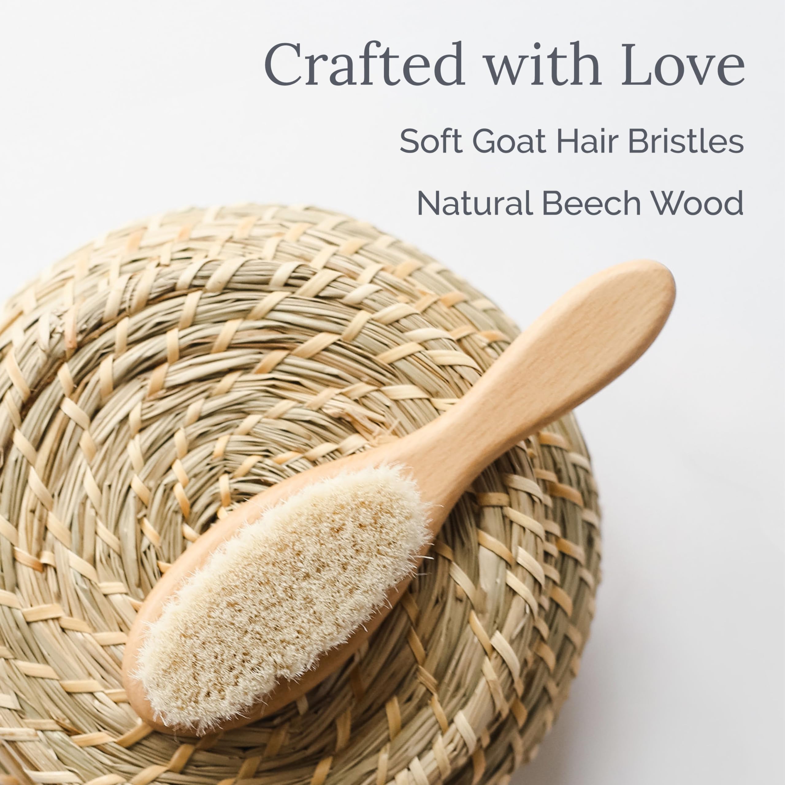 Natemia natural oil distribution improves gentle grooming on tiny tresses.