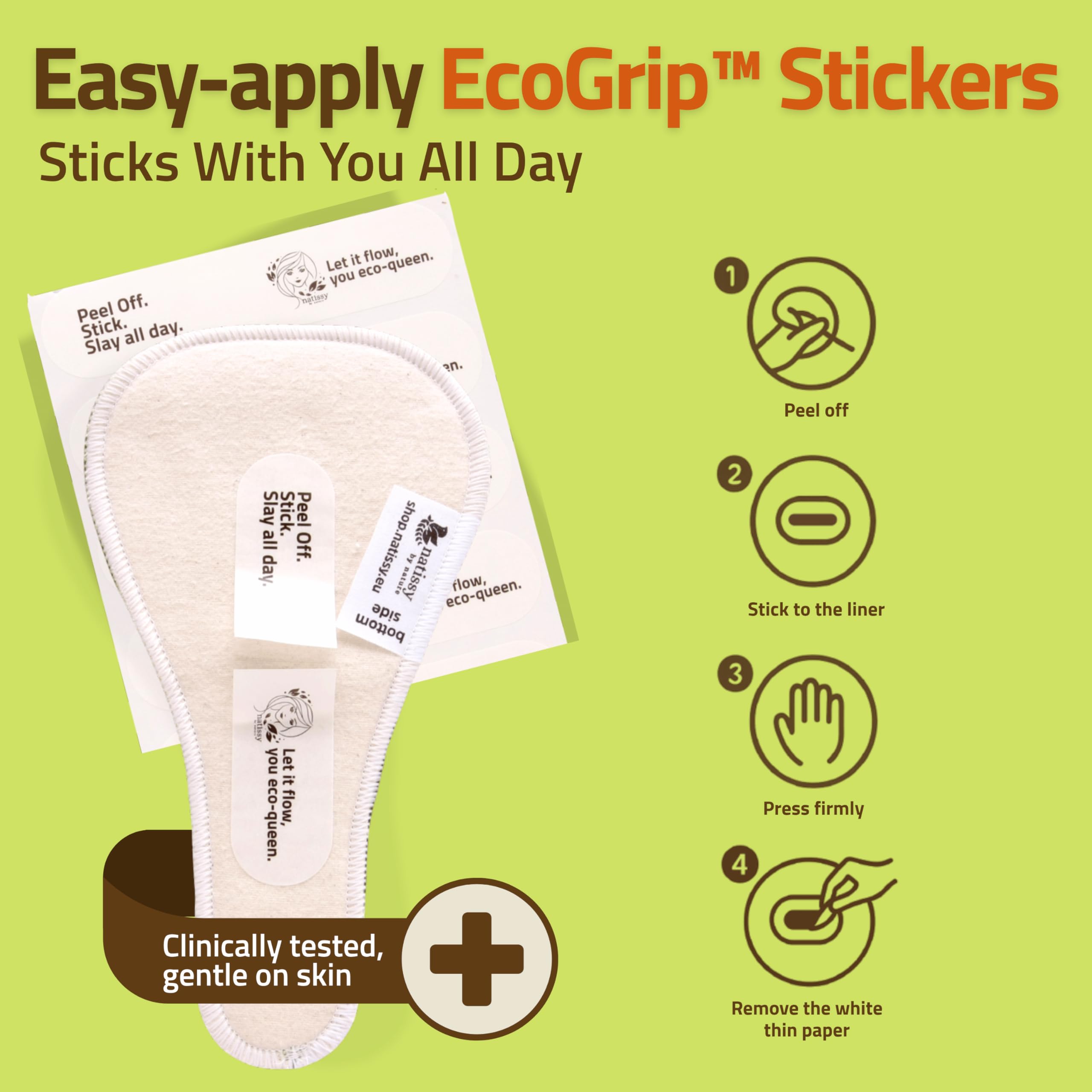 Breathable material without plastic layers for daily comfort.