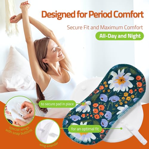 Natissy breathable cotton layer keeps skin cool and fresh throughout the day.