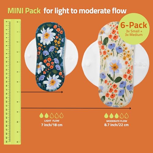 Natissy reusable pad features a soft cotton top for gentle skin contact.