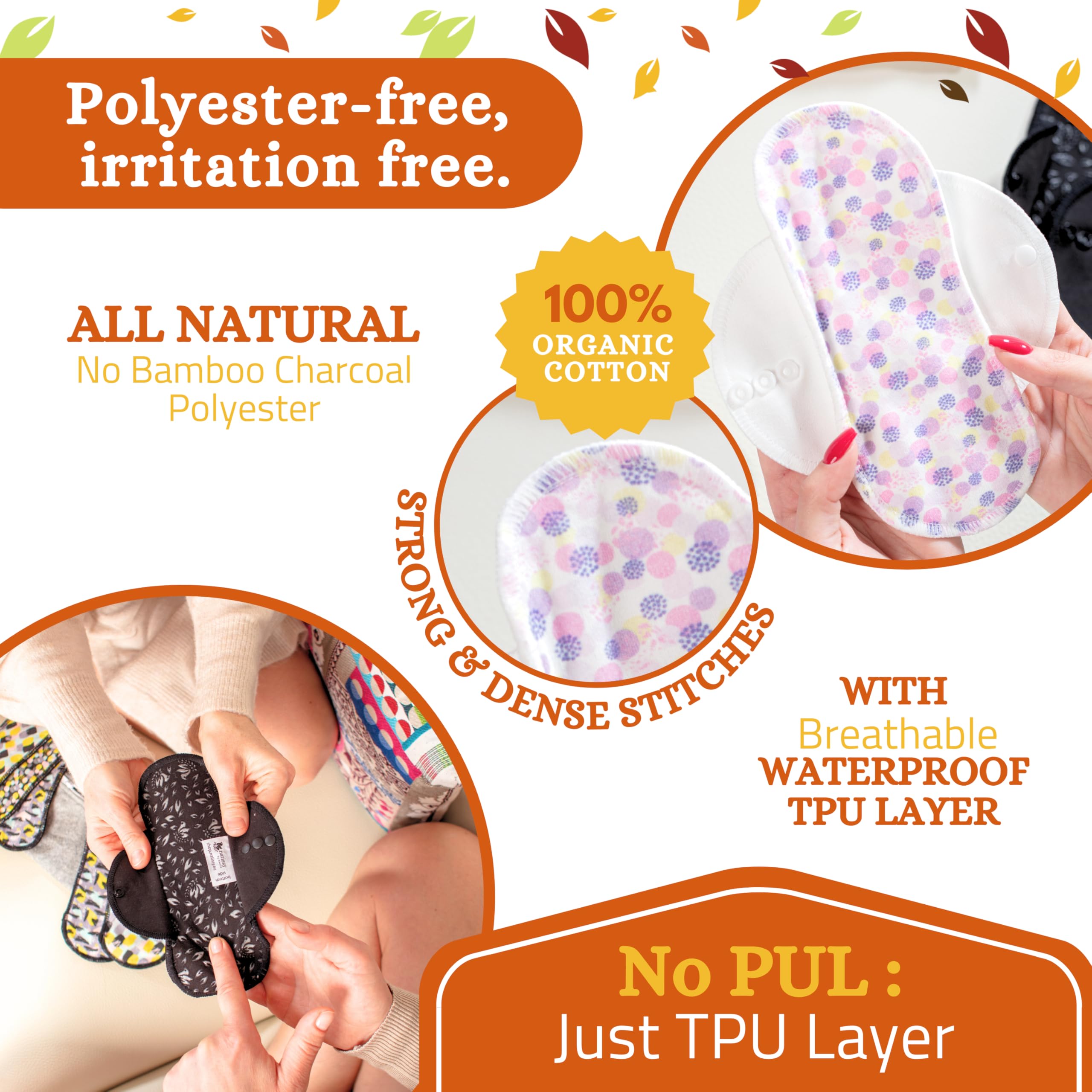 Natissy organic cotton top layer promotes breathability and skin comfort.