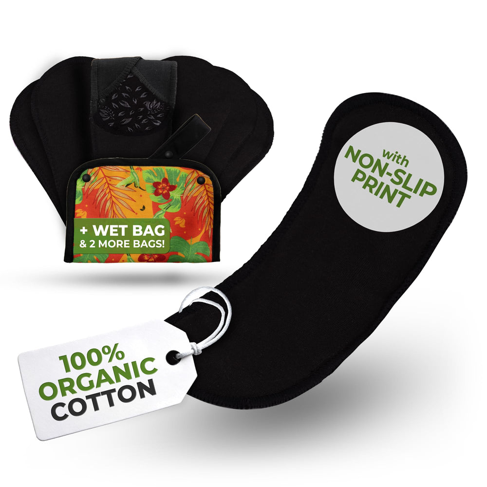 Natissy panty liner with non-slip pattern for secure all-day wear.