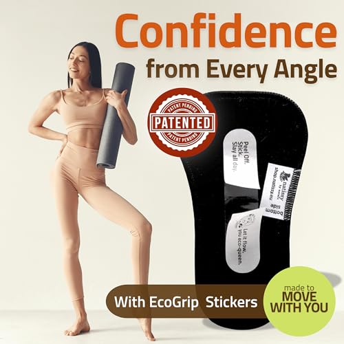 Natissy stay-put adhesive strips securing the liner under clothing