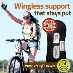 Natissy pad displays breathable organic cotton for gentle skin comfort.