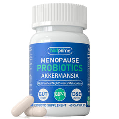 Natprime menopause bottle front for a 30‑day daily routine supporting hormonal balance