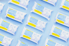 Natracare biodegradable and compostable wipes — eco-friendly packaging.